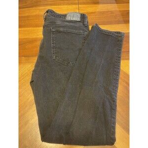 American Eagle Jeans Mens Sz 32x34 Black Athletic Fit Denim Stretch Casual Pants